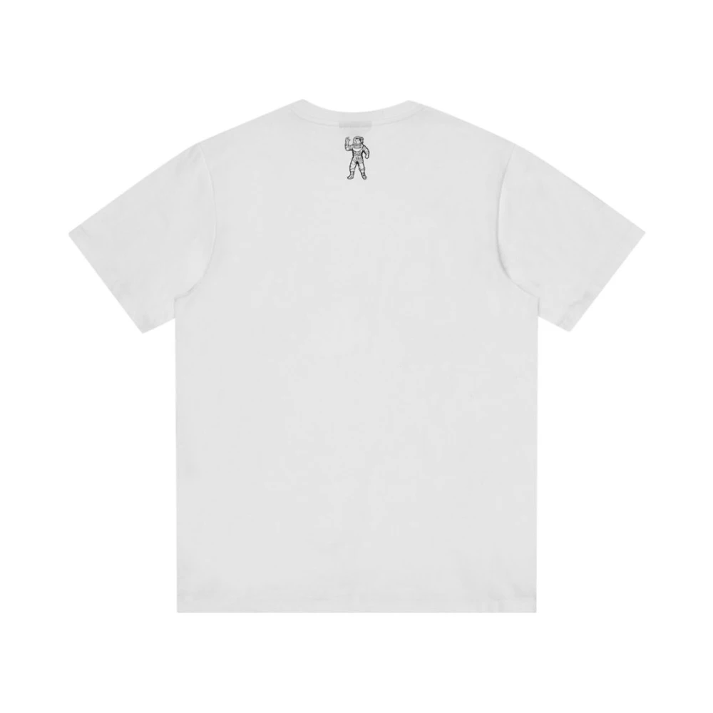 Billionaire Wit Logo Print Crew Neck T-shirts White Heren