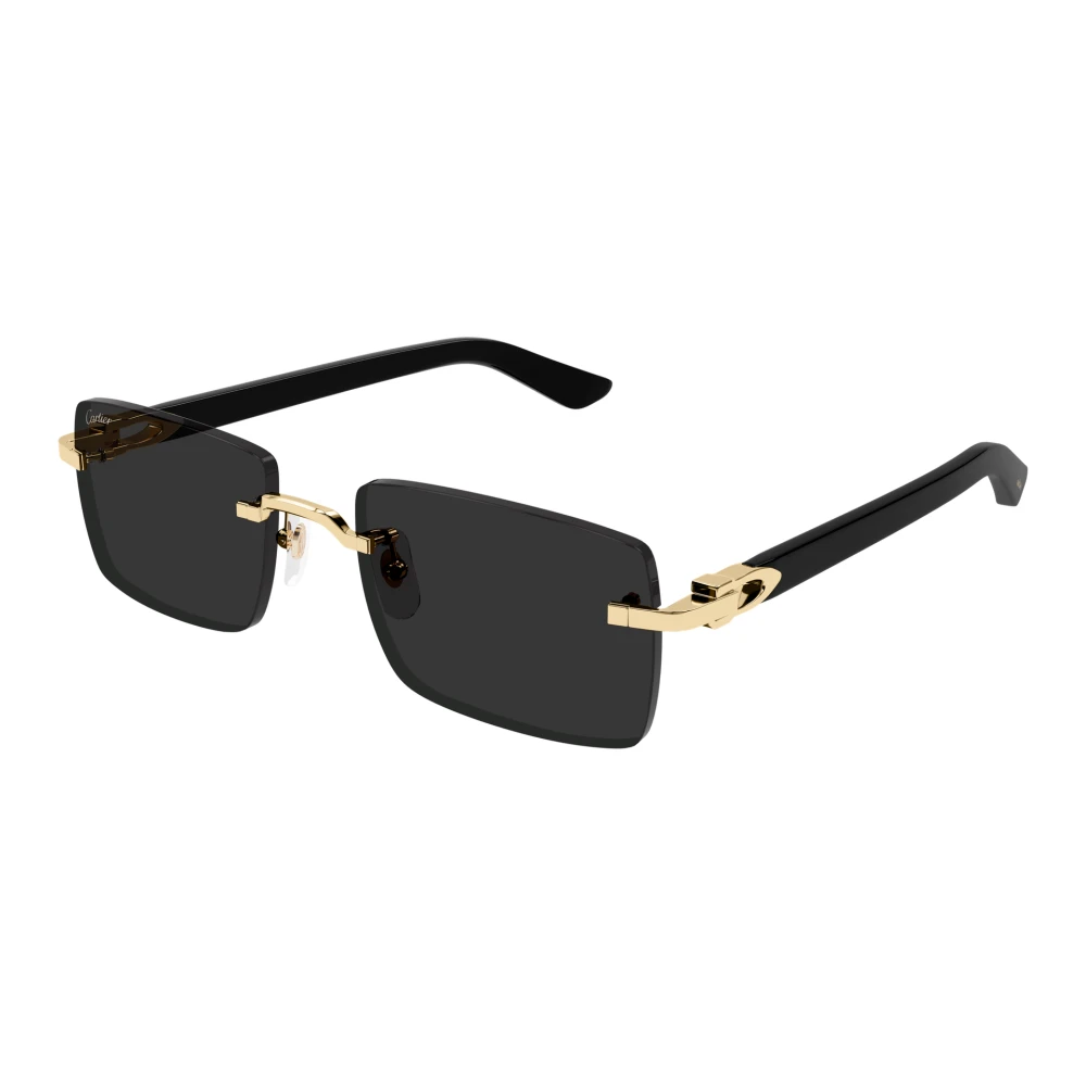 Cartier Men's Yellow Ct0579s Sunglasses - Sunglasses - 57 Mm - Accessories