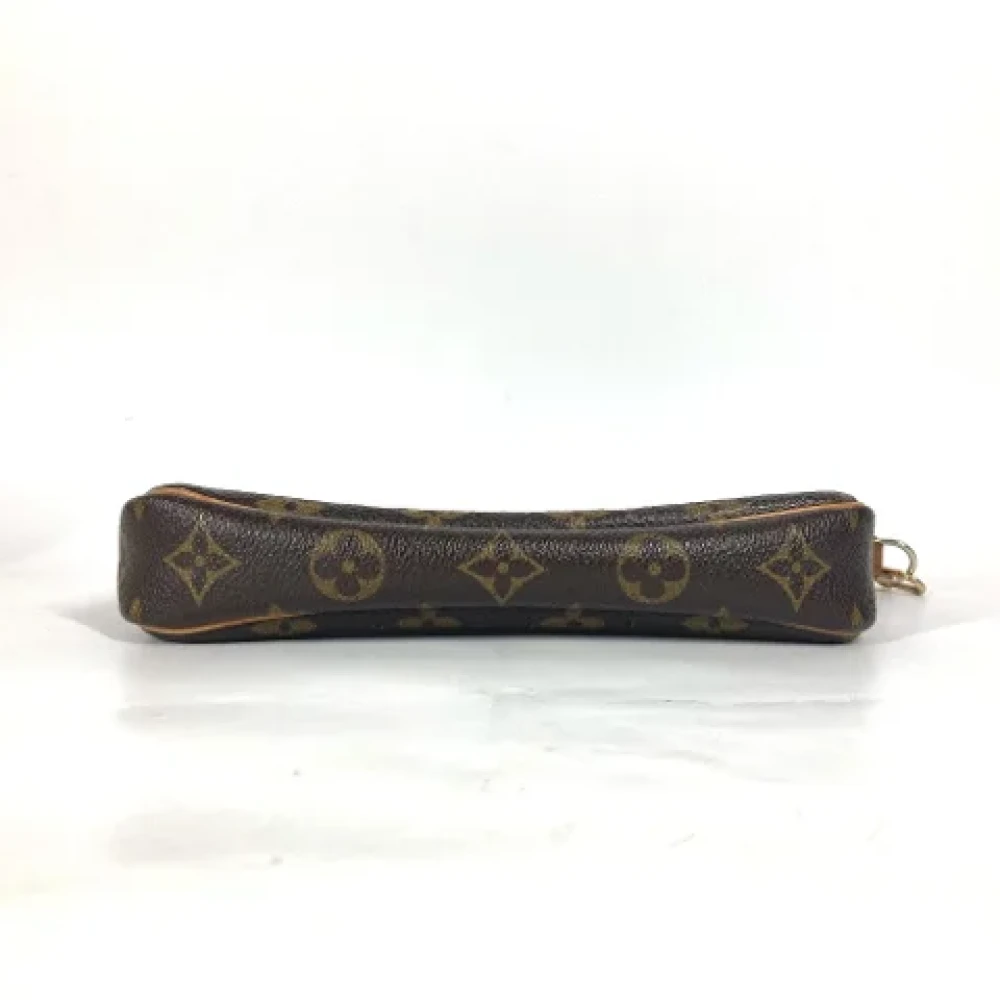 Louis Vuitton Vintage Pre-owned Cotton louis-vuitton-bags Brown Dames
