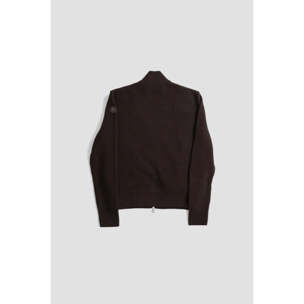 Moncler Gewatteerde Bruin Fluweel Vest Brown Heren