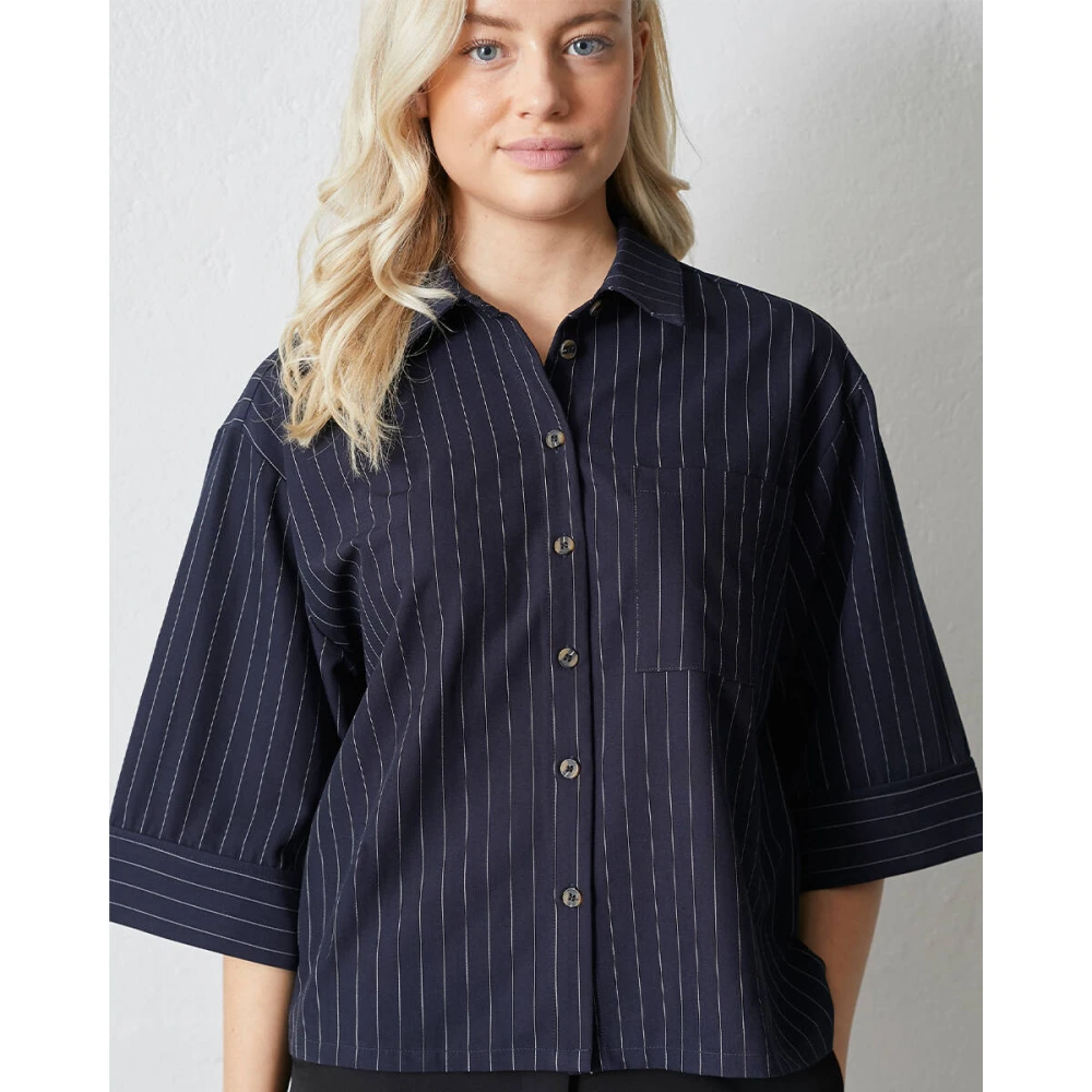 Sisters Point Elegante Blouse voor Vrouwen Blue Dames