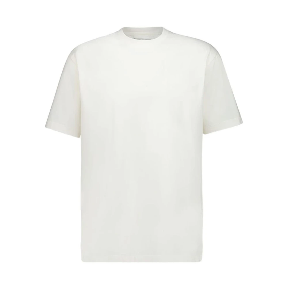 Y-3 Men's Beige T-Shirts, S, Regular Short Sleeve Tee