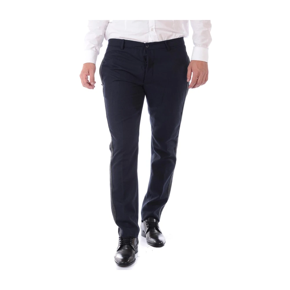 Daniele Alessandrini Men's Blue Suit Trousers, Xl, Jeans Trouser