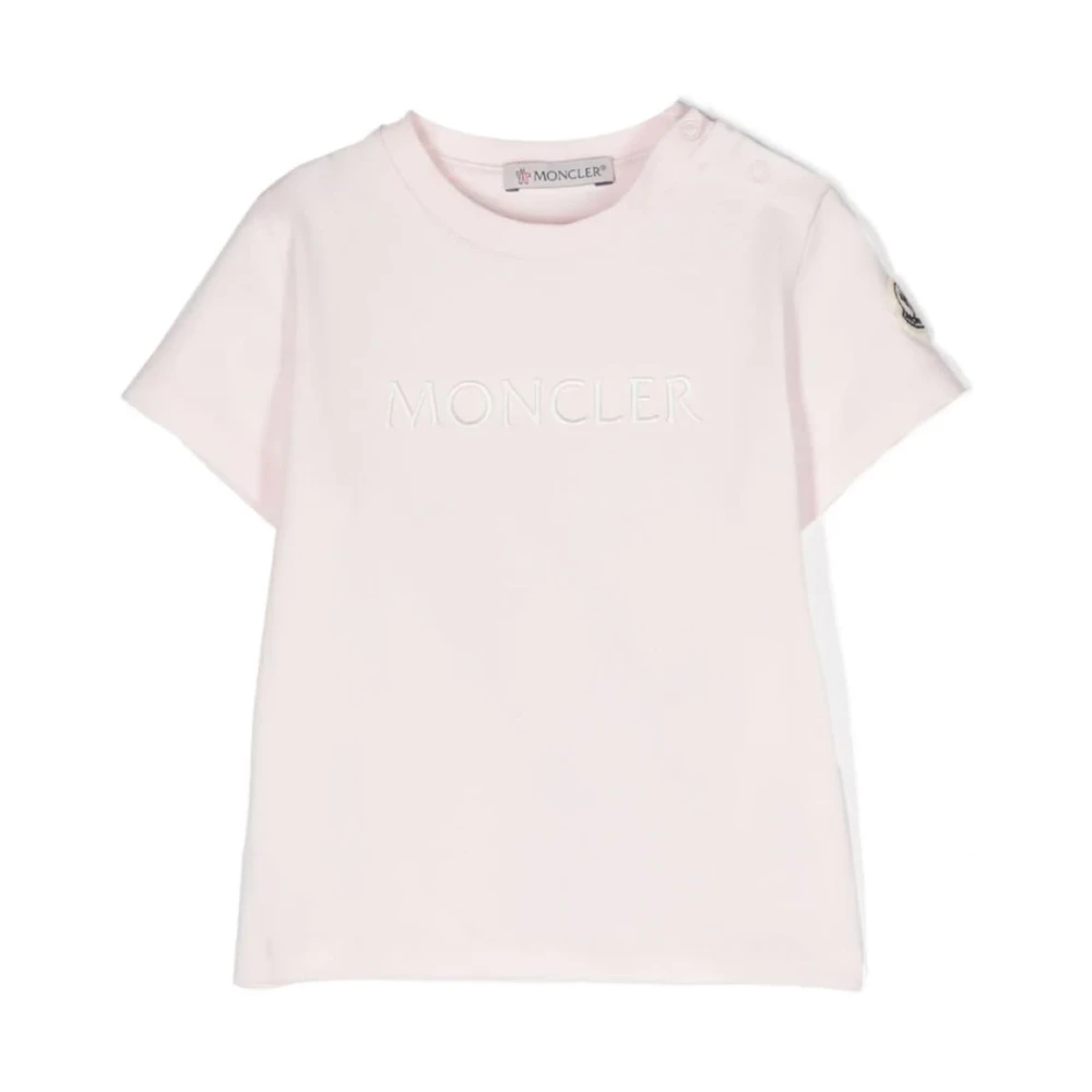 Moncler 504 T-Shirt - Stilfull och Trendig Pink, Flicka