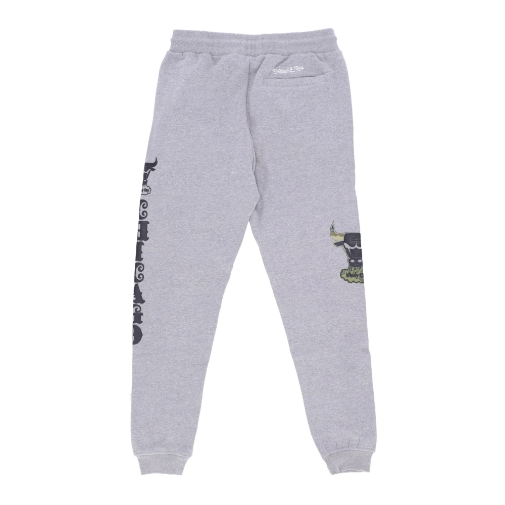 Mitchell & Ness NBA Ghost Green Camo Sweatpants Gray Heren