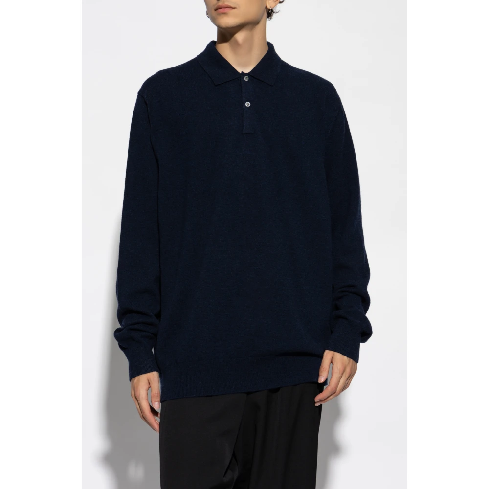 Comme des Garçons Wollen trui Blue Heren