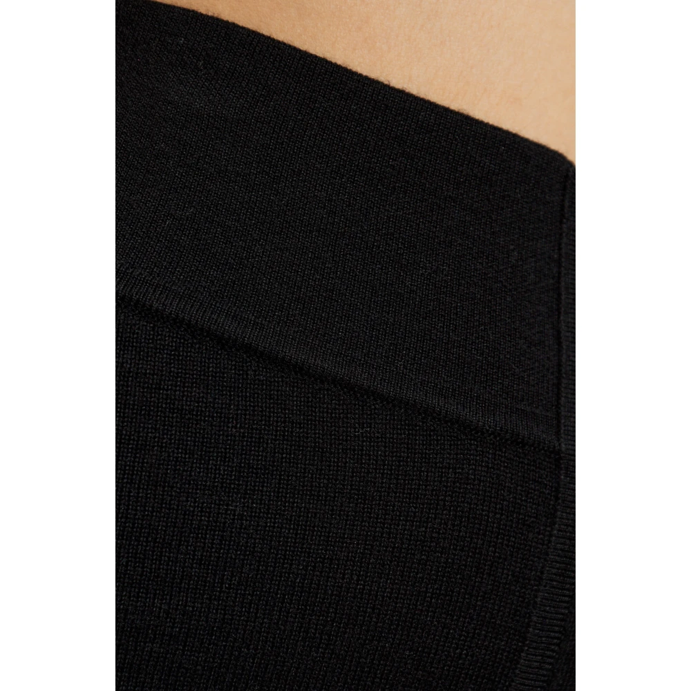 Rick Owens Wollen Legging Black Dames
