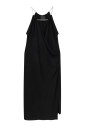 v-hals-midi-jurk
