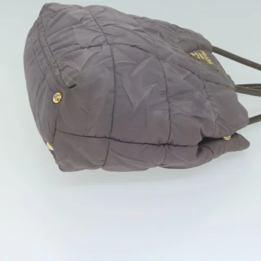 Prada Vintage Pre-owned Fabric prada-bags Purple Dames