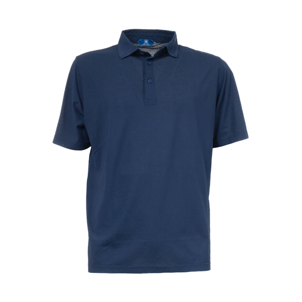 Kired Katoenen Polo Blue Heren