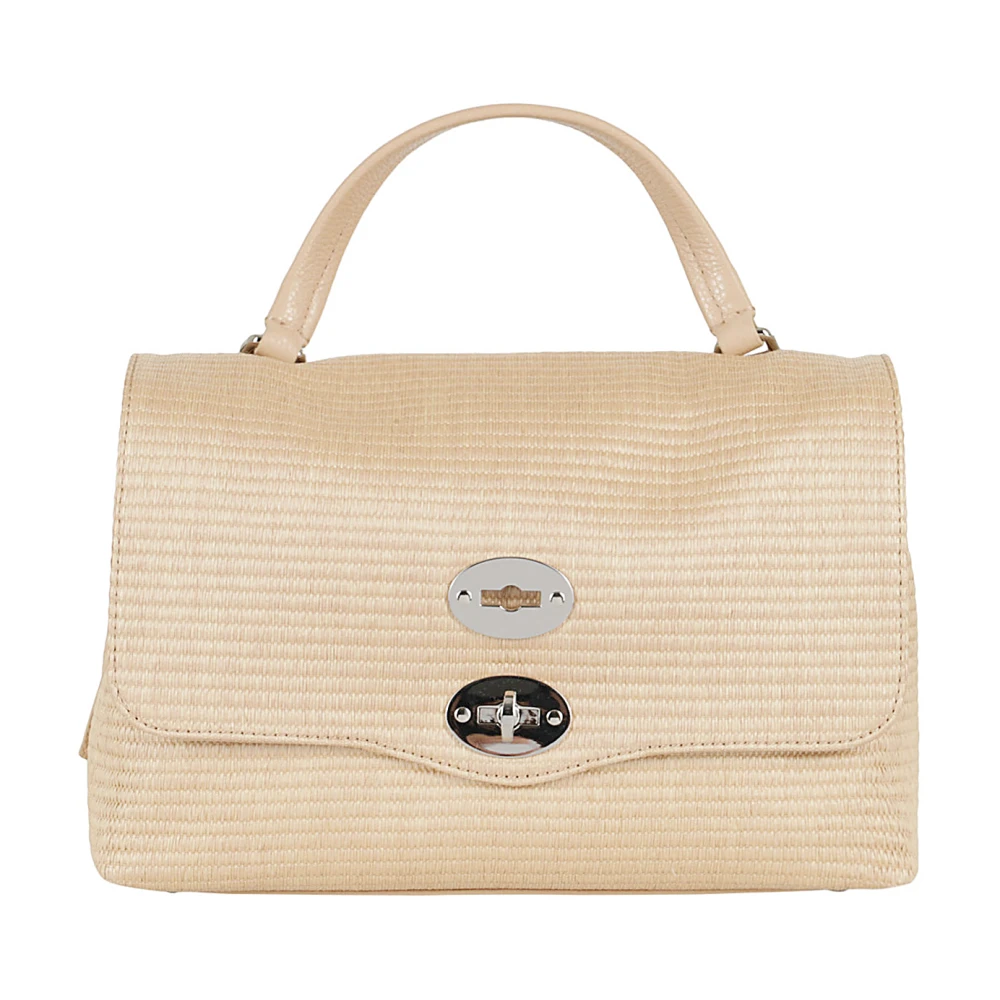 Zanellato Stijlvolle Net Postina Tas Beige Dames