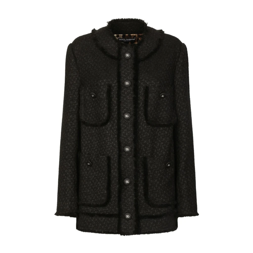 Dolce & Gabbana Jas met meerdere zakken Black Dames