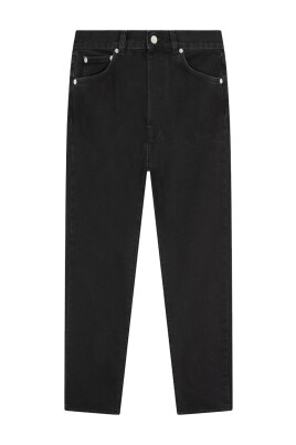 faded-grey-cotton-straight-leg-jeans