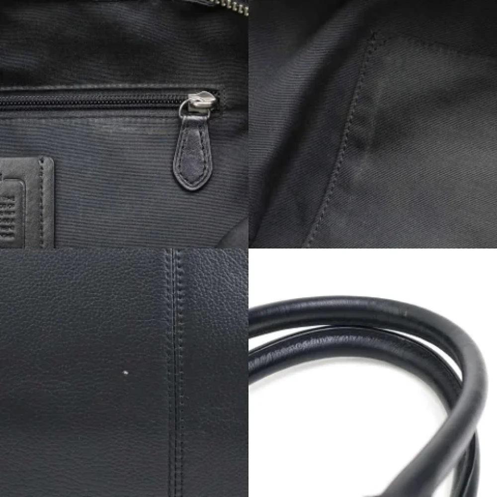 Coach Pre-owned Leather handbags Black Dames