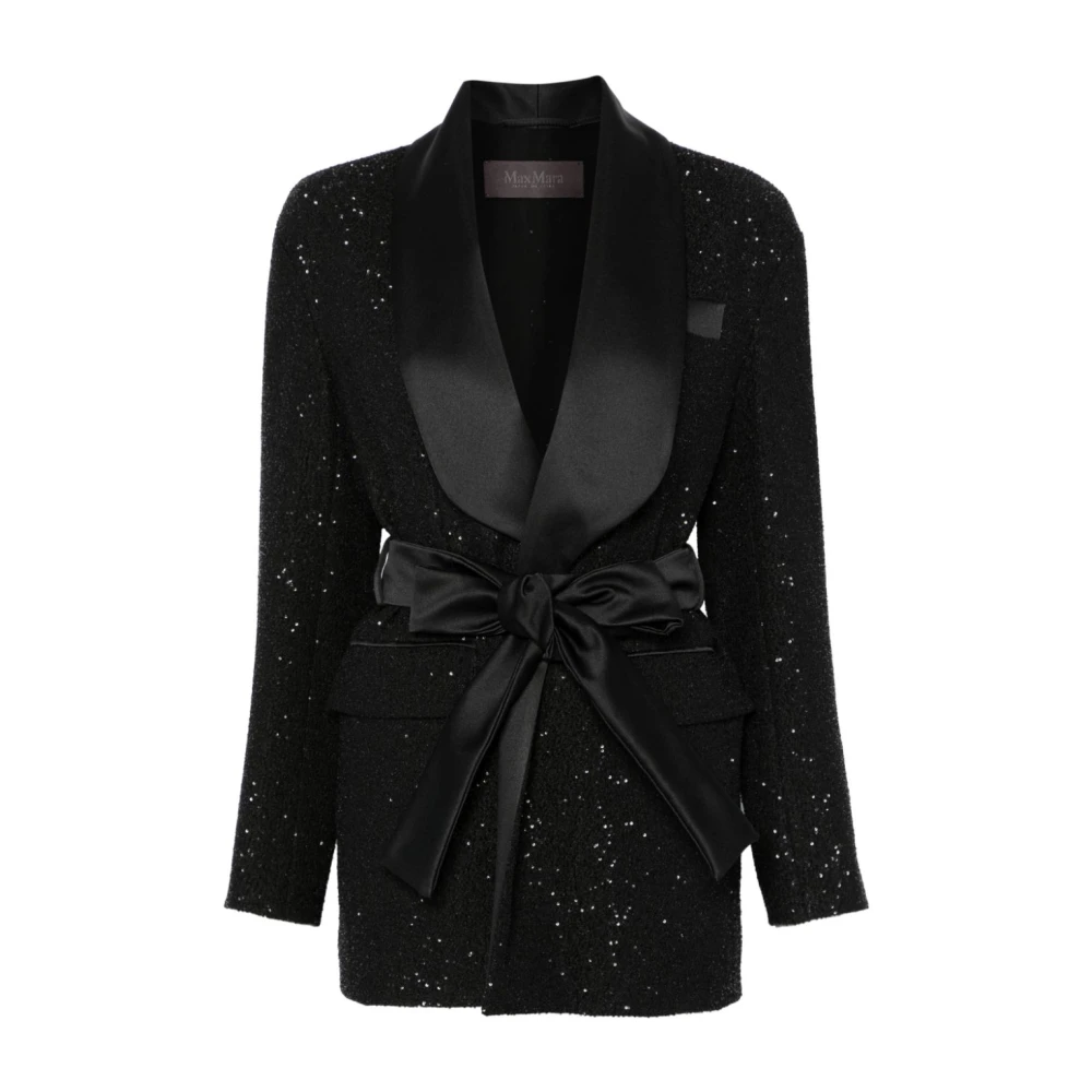 Max Mara Zwarte Pianojassen Black Dames