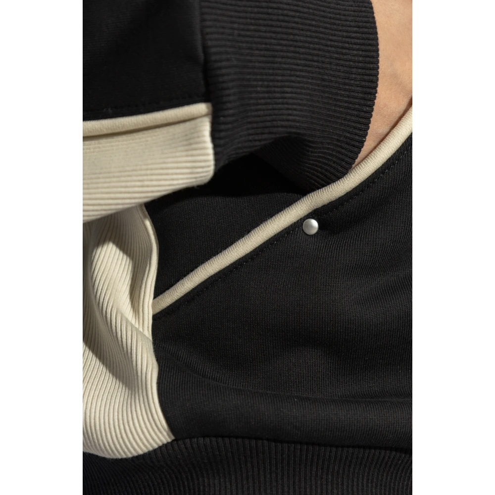 Moose Knuckles Staande Kraag Sweatshirt Black Dames