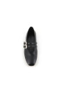 black-leather-ballerina-flat-shoes