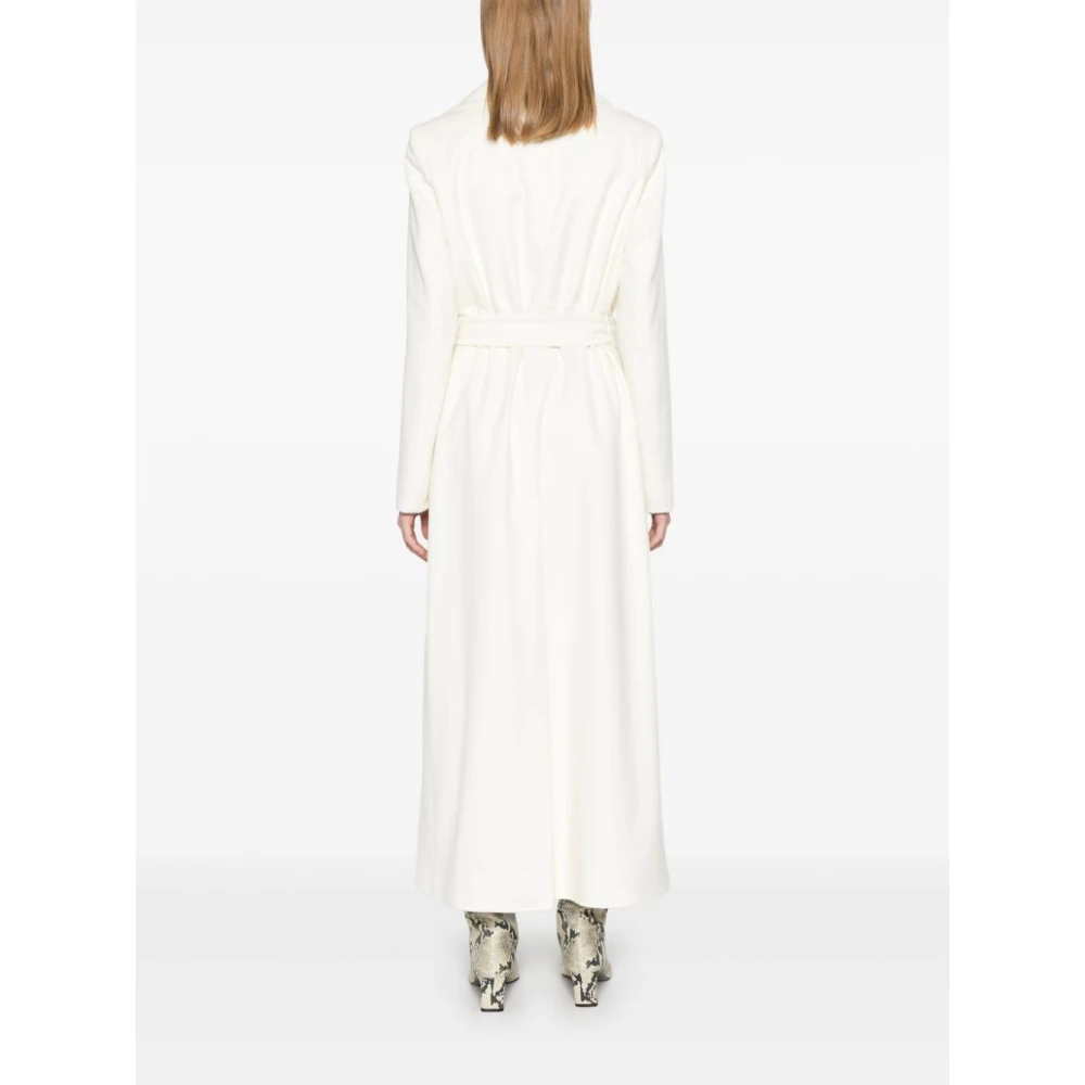 Tagliatore Dameskleding Jas & Mantel Wit Aw24 White Dames