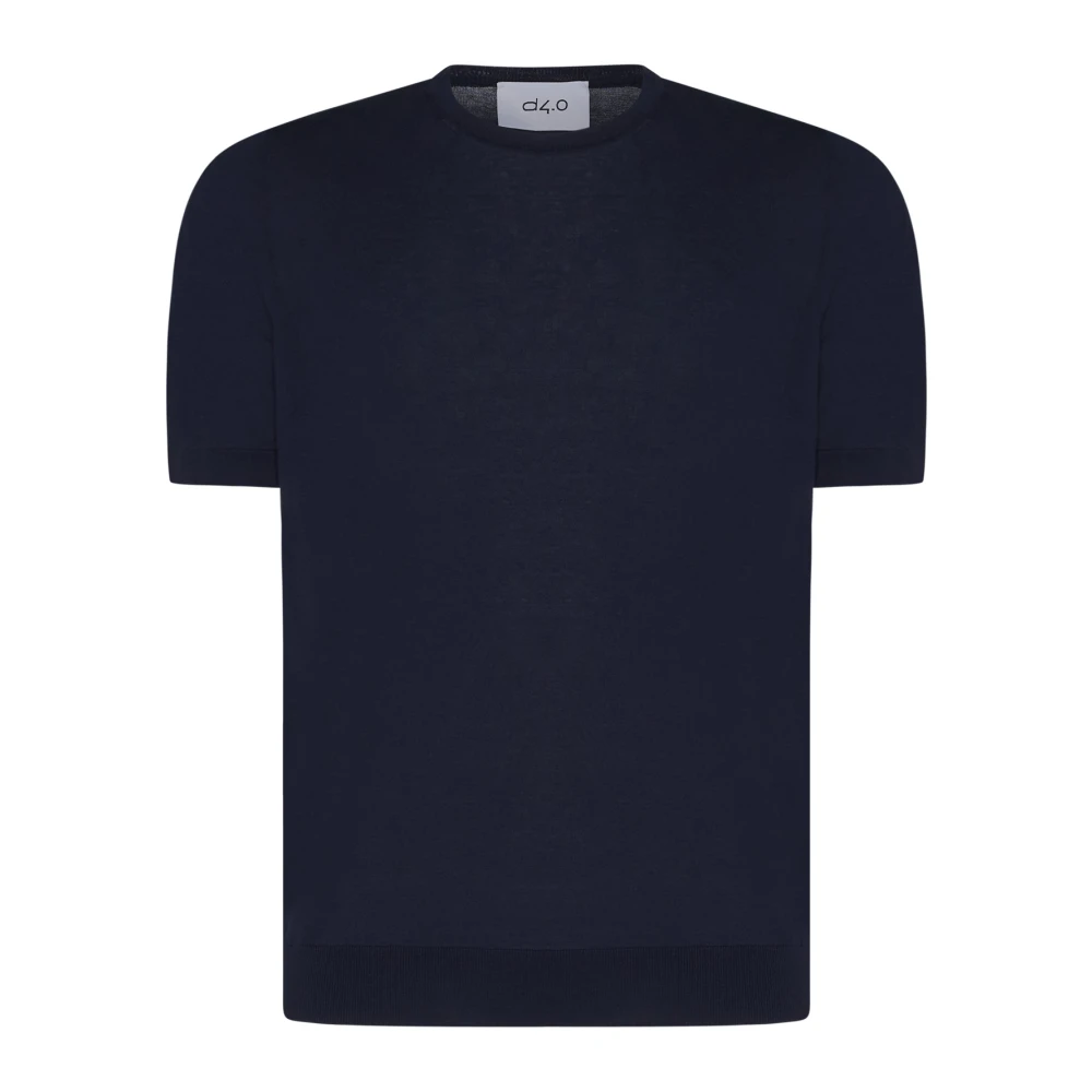 D4.0 - Tops > T-Shirts - Blue - D4.0 - Modalova