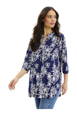maracollina-tunika-navy-print-top
