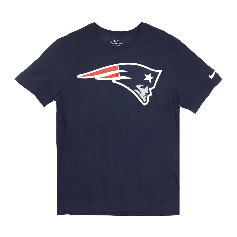 Nike NFL Logo T-shirt New England Patriots Blue Heren