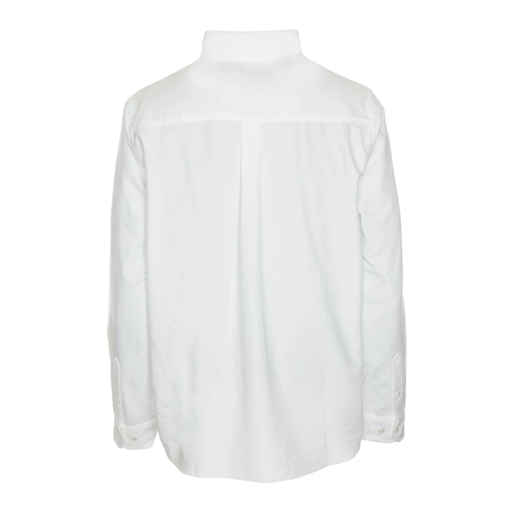 Isabel marant Overhemd met knoopsluiting en relaxte pasvorm White Heren