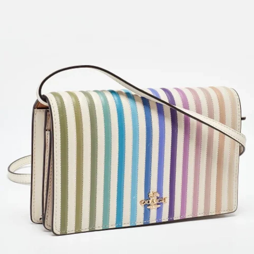 Coach Pre-owned Leather crossbody-bags Multicolor Dames