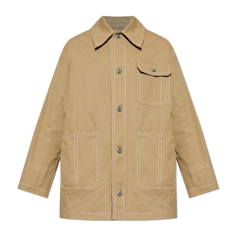 Ami Paris Uomo Beige Giacche, L, New,