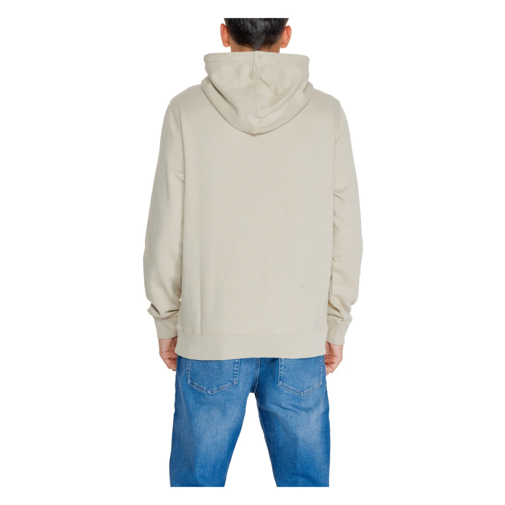 Calvin Klein Jeans Monologo Sweater Herfst Winter Collectie Beige Heren