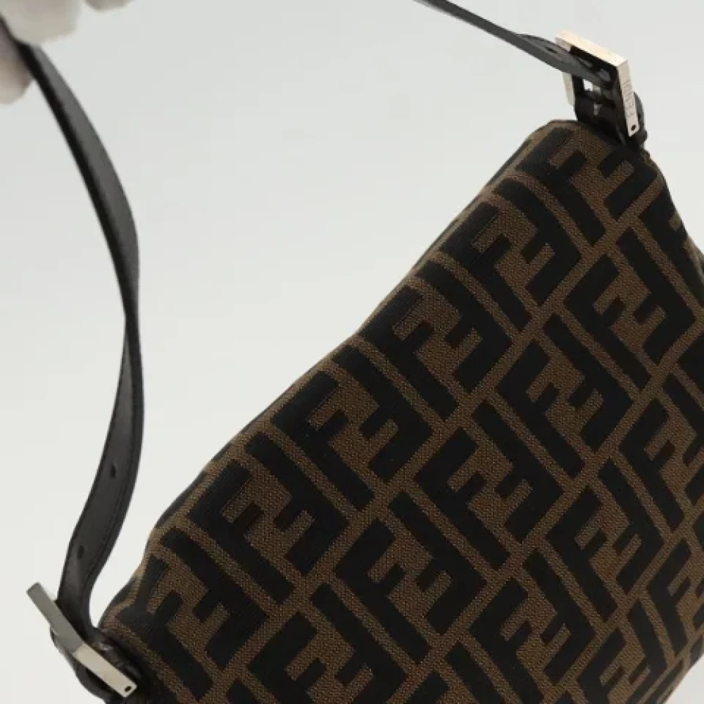 Fendi Vintage Pre-owned Canvas fendi-bags Brown Dames