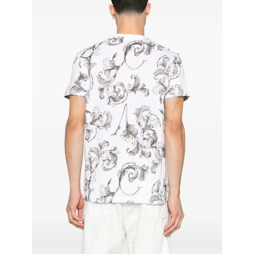 Versace Jeans Couture Witte T-shirts en Polos White Heren