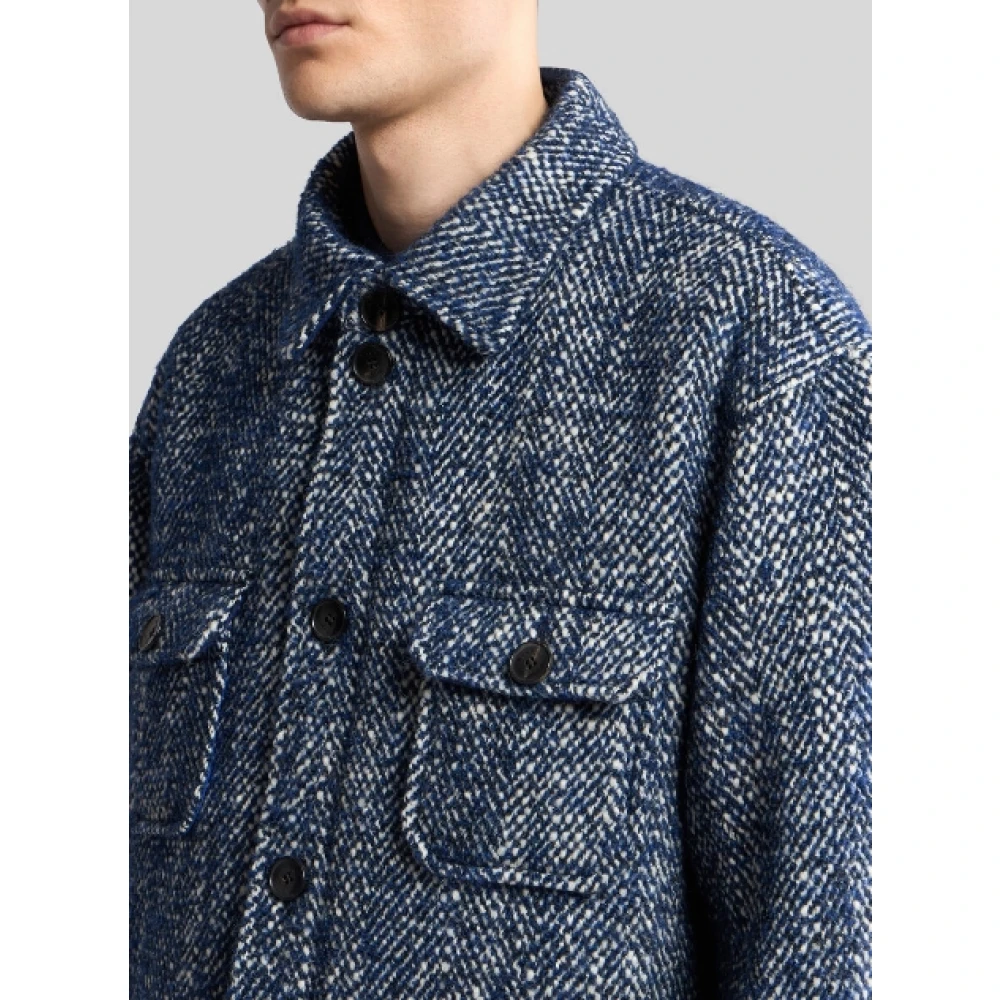 ETRO Stijlvolle Jassen voor Mannen en Vrouwen Blue Heren