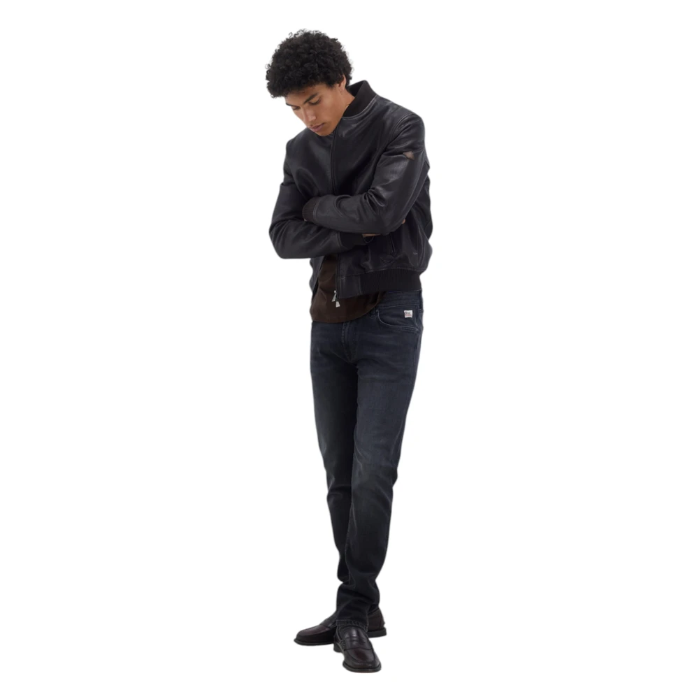 Roy Roger's Slim-fit Denim Jeans Black Heren