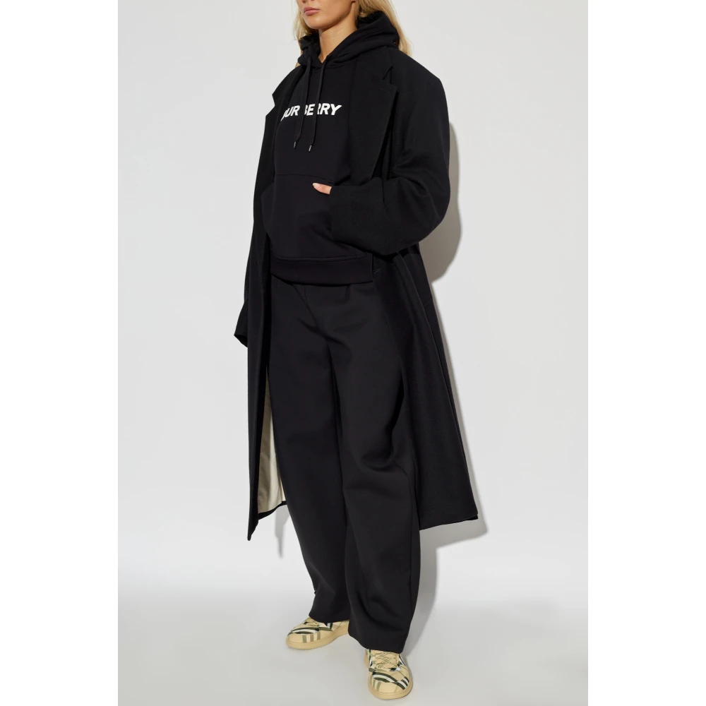 Burberry Sweatshirt met logo Black Dames