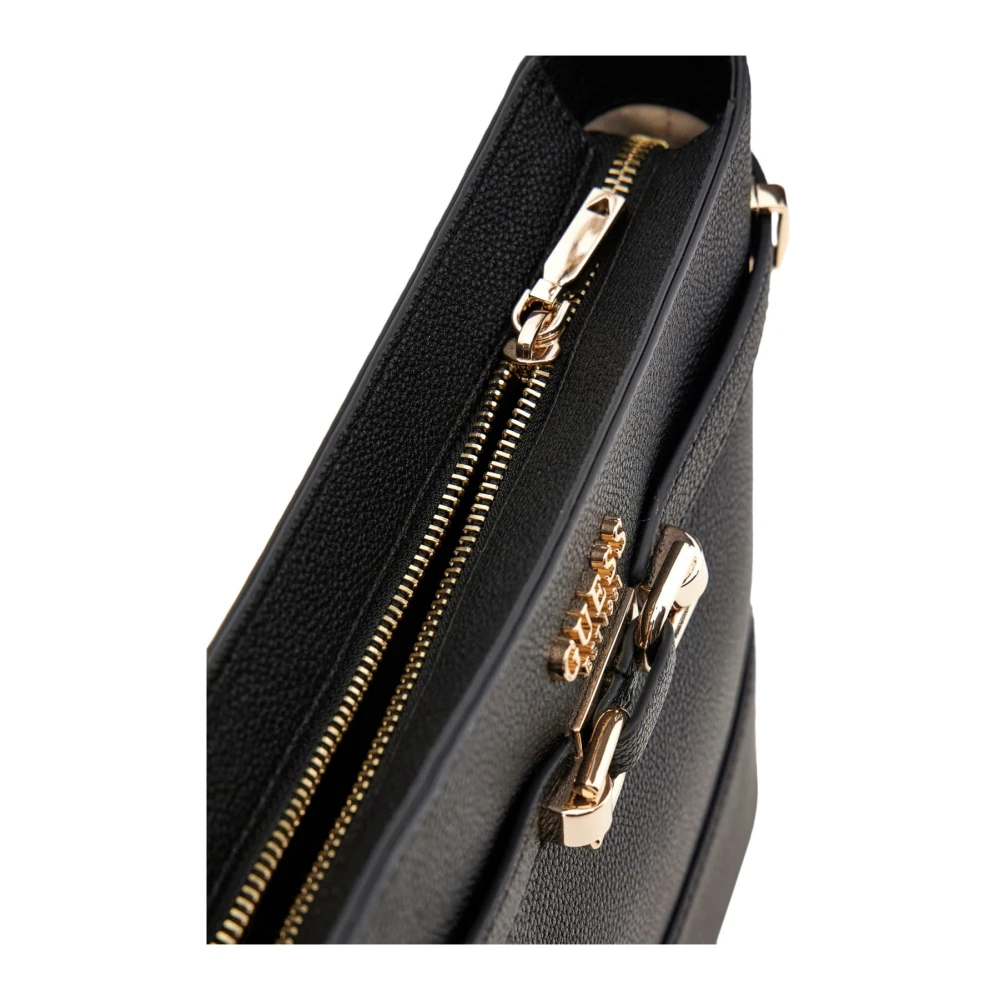 Guess Zwarte Silvye Bucket Handtas Black Dames