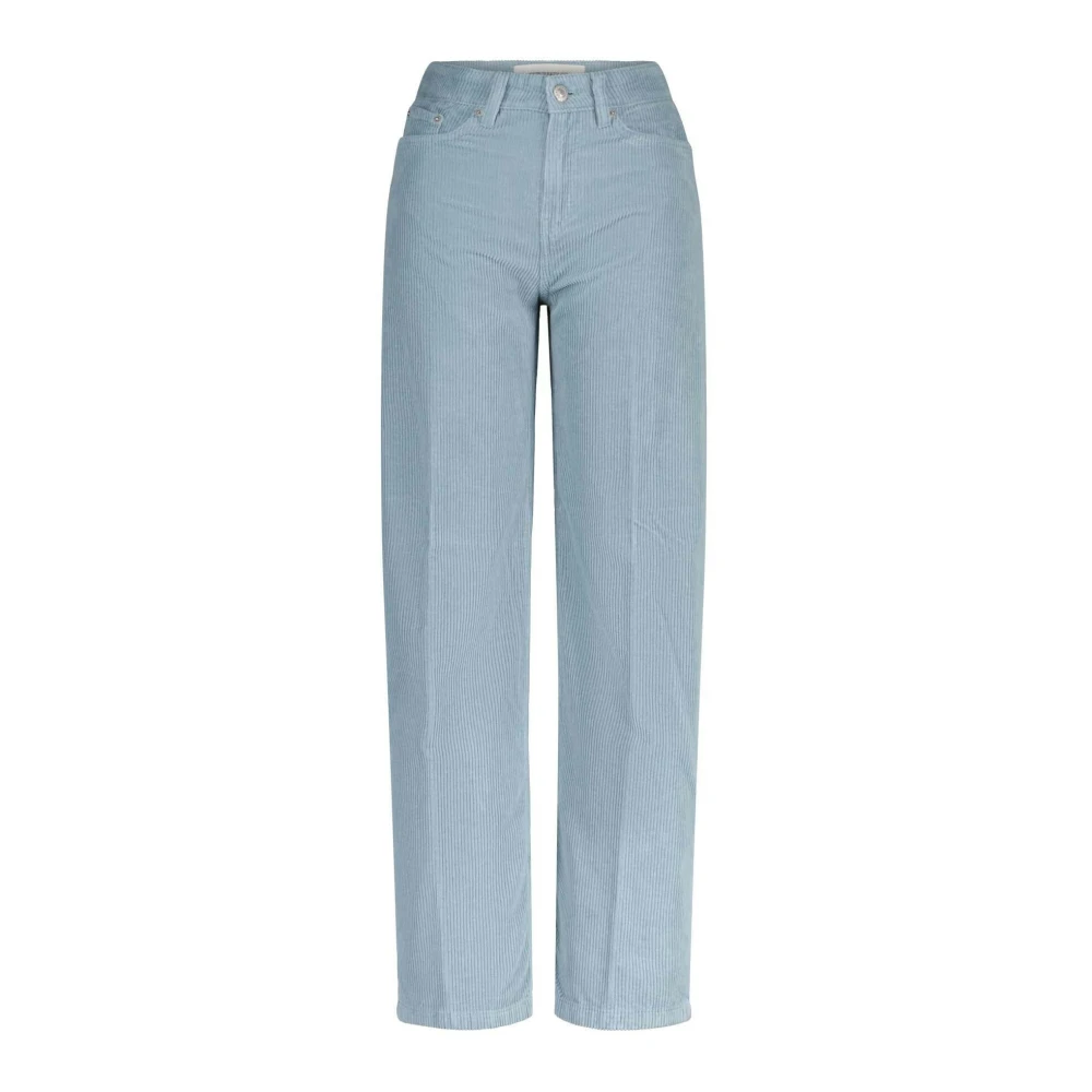 drykorn Straight Trousers Blue Dames