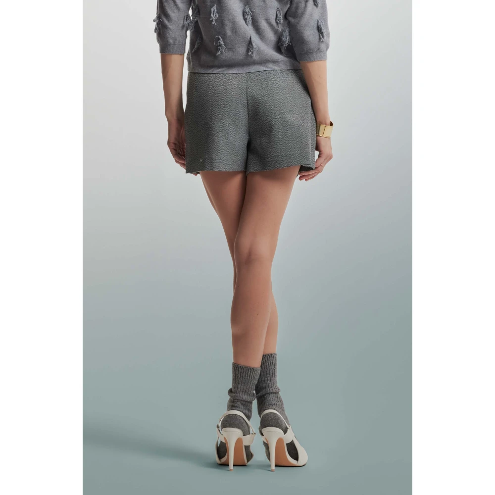 Kocca Wrap skort met zijrits Gray Dames