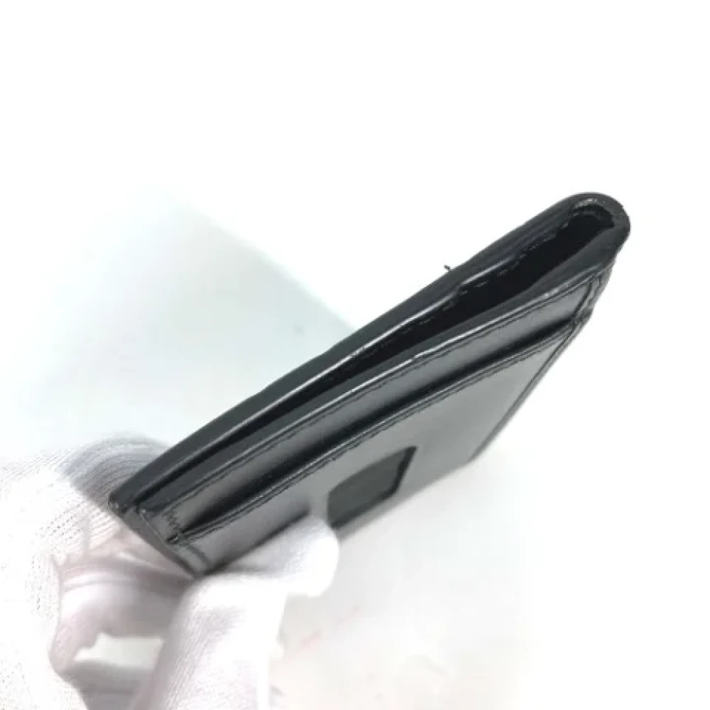 Gucci Vintage Pre-owned Leather wallets Black Dames