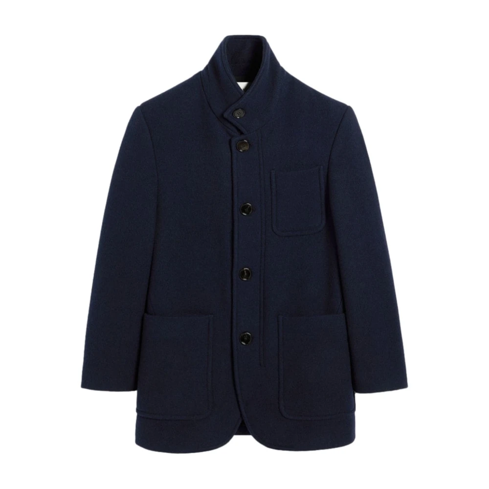 Coats > Single-Breasted Coats - - Ami Paris - Modalova