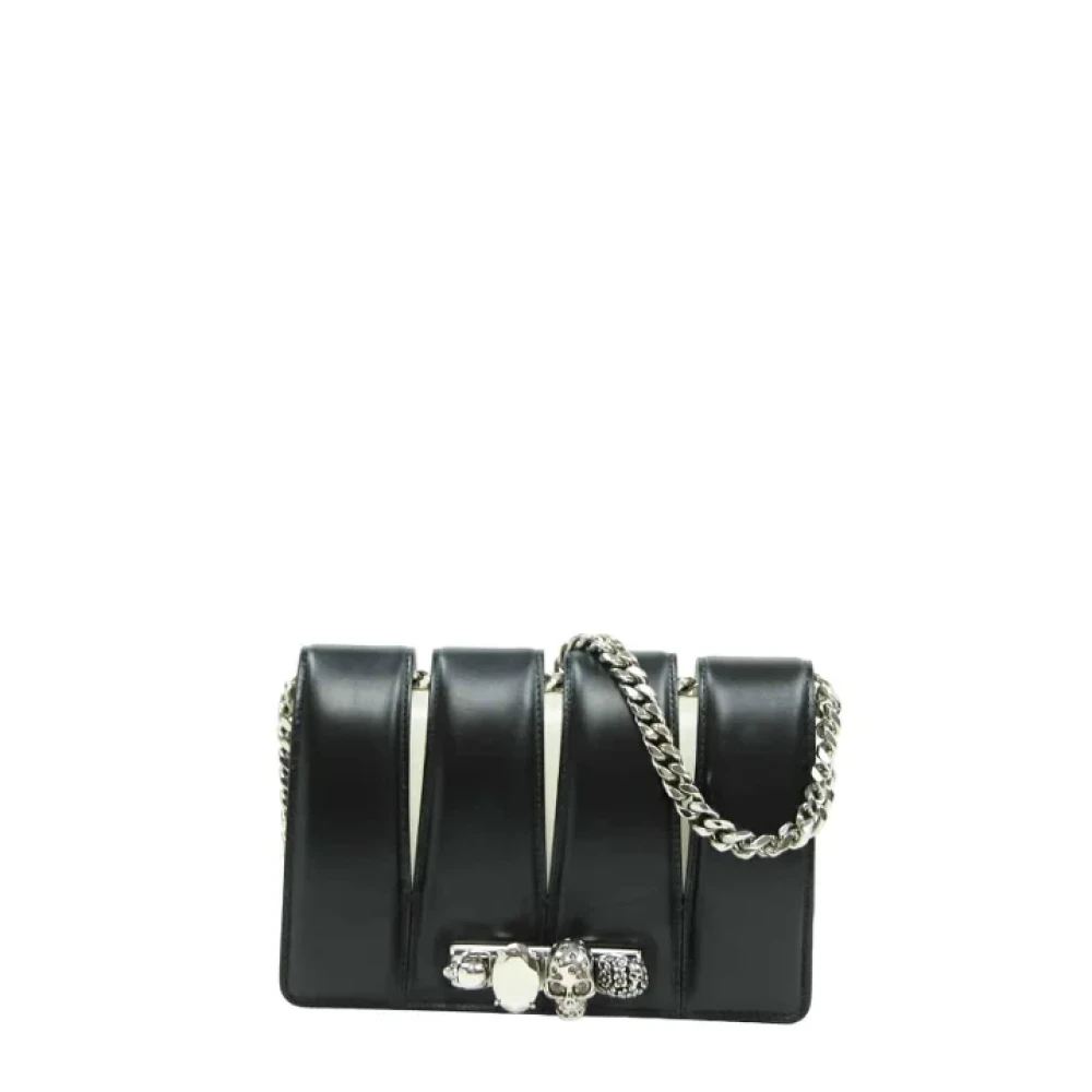 Alexander McQueen Pre-owned Leather handbags Black Dames