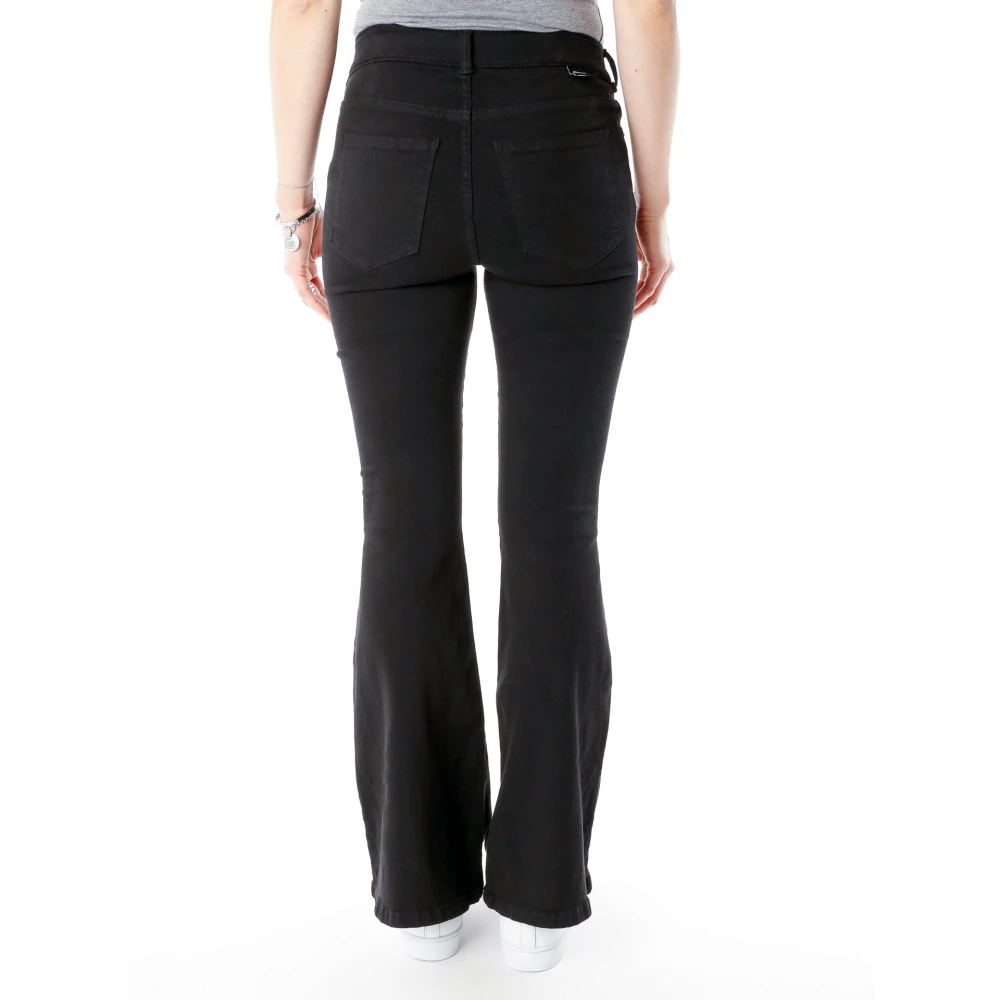 Dr. Denim Flared Jeans Black Dames