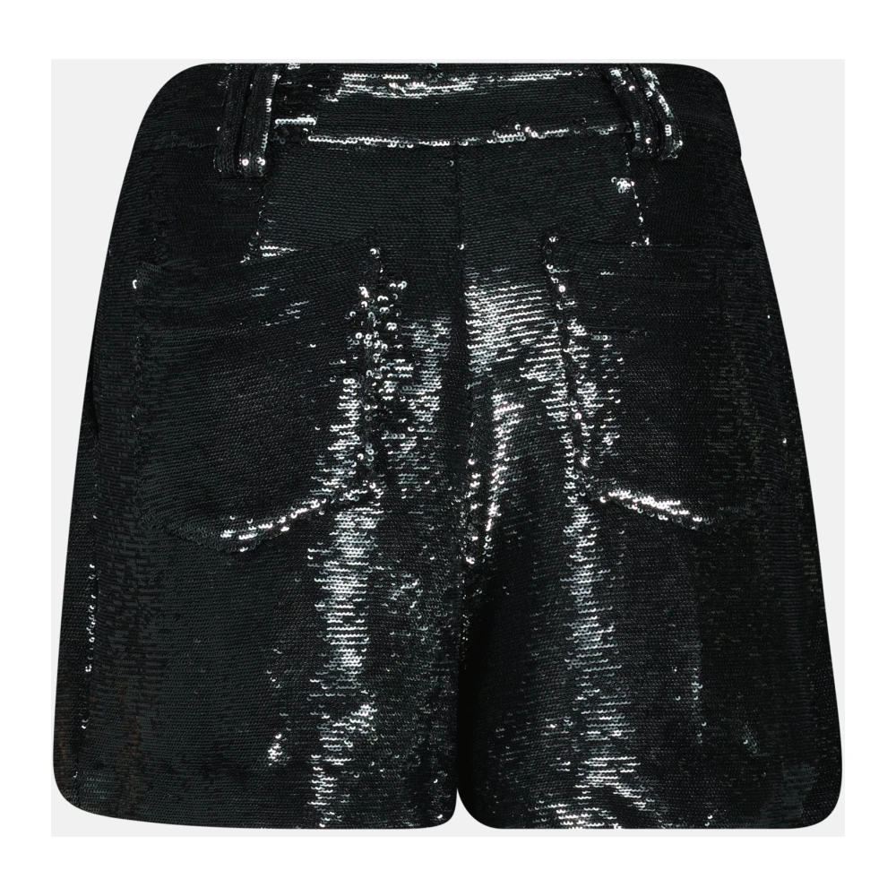 IRO Paillet Hoge Taille Shorts Gray Dames