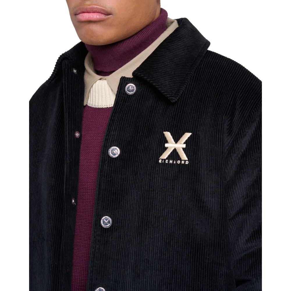 John Richmond Bomber met knopen Black Heren