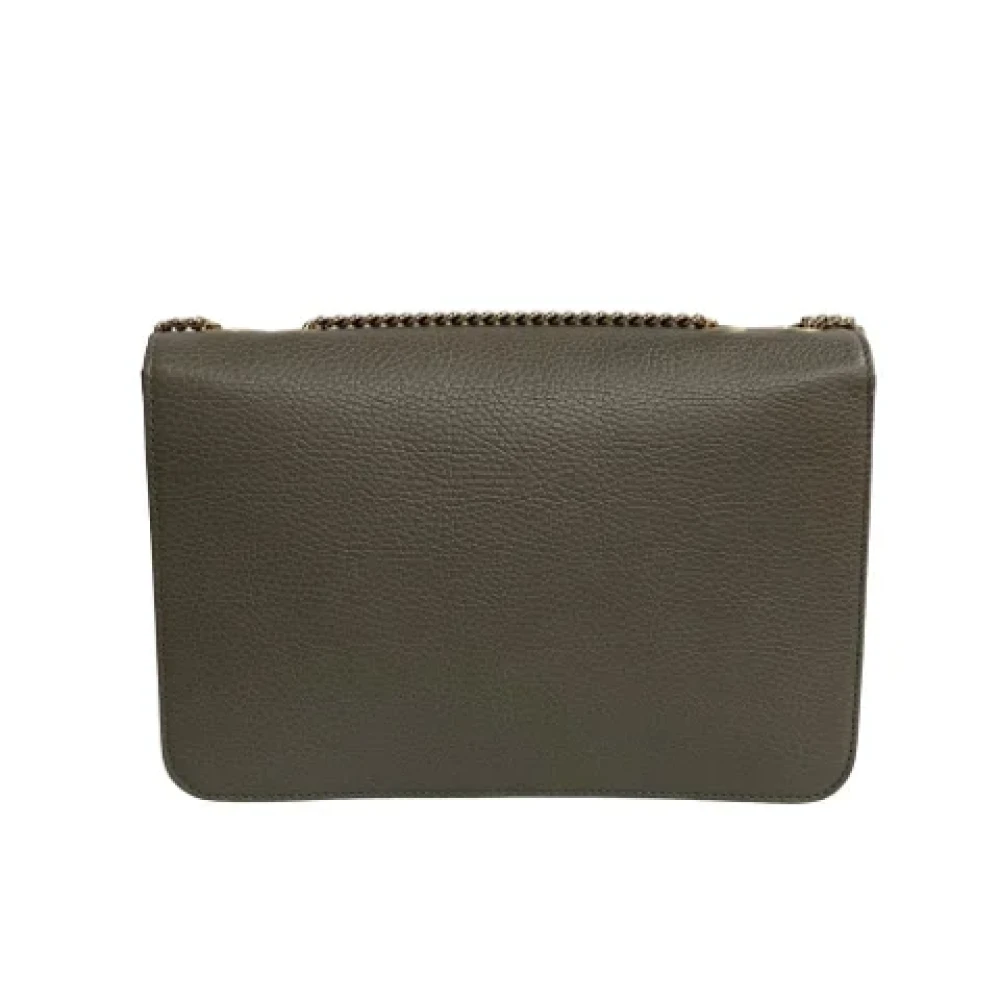 Gucci Vintage Pre-owned Leather shoulder-bags Beige Dames
