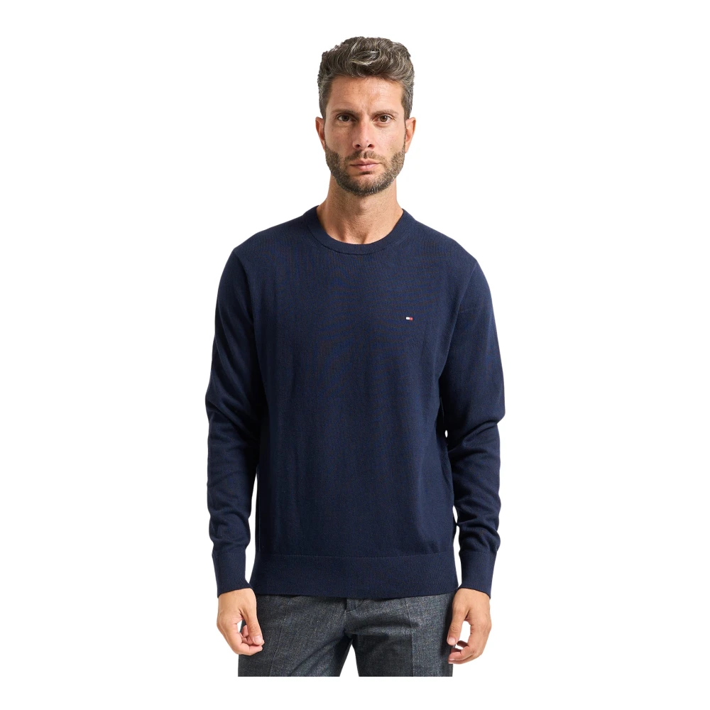 Tommy Hilfiger Uomo Blu Maglie, S, New, - Immagine 4