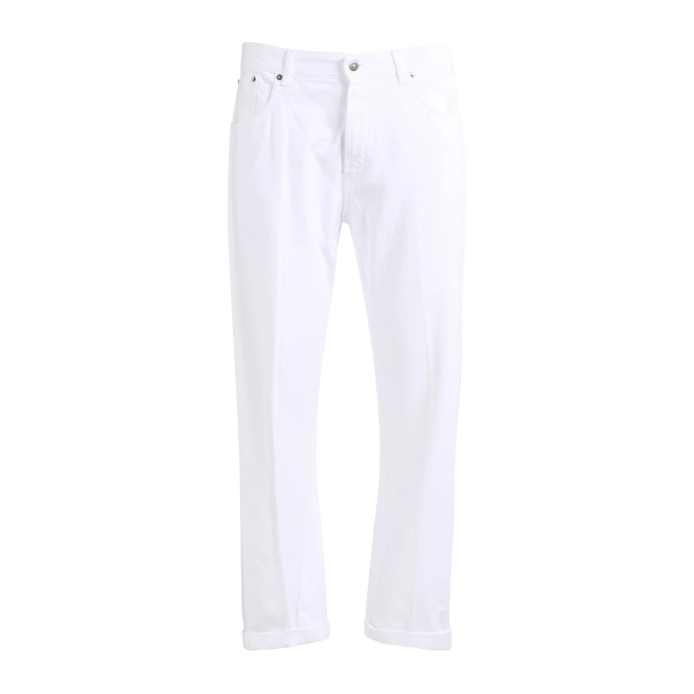 Dondup Men's White Loose Ervin 10 Oz - Straight Fit Jeans - W31 - Jeans