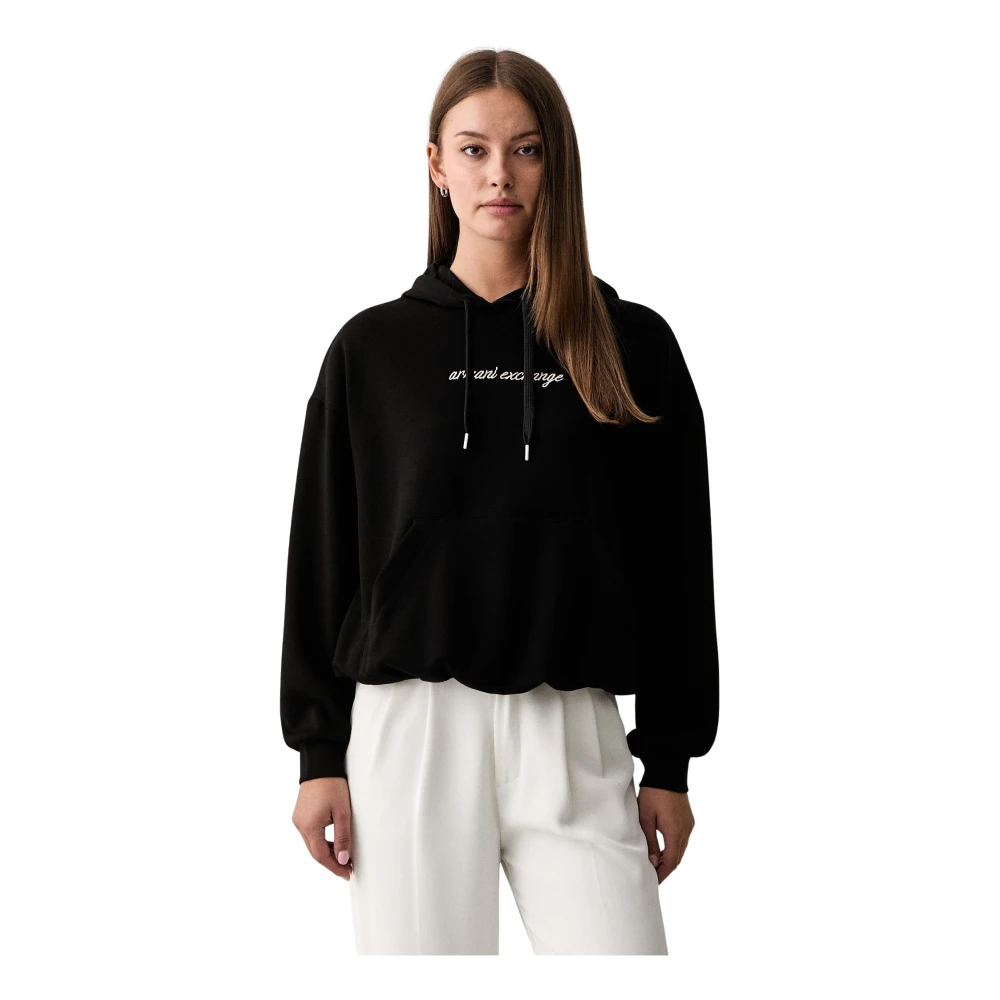 Armani Exchange , Damen, Sweatshirts & Hoodies, Schwarzk, L