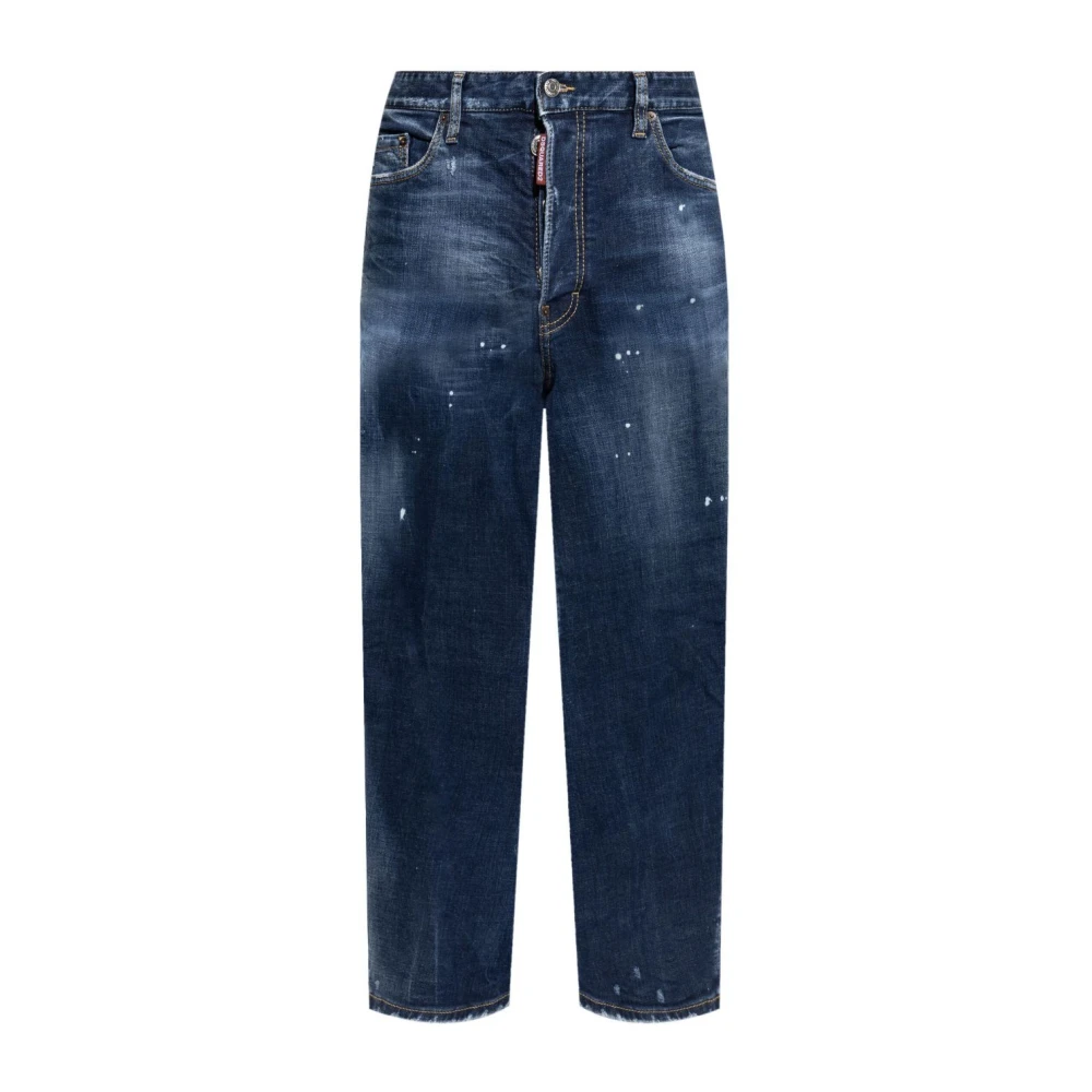 Dsquared2 Blauwe Denim Jeans voor Mannen Blue Heren