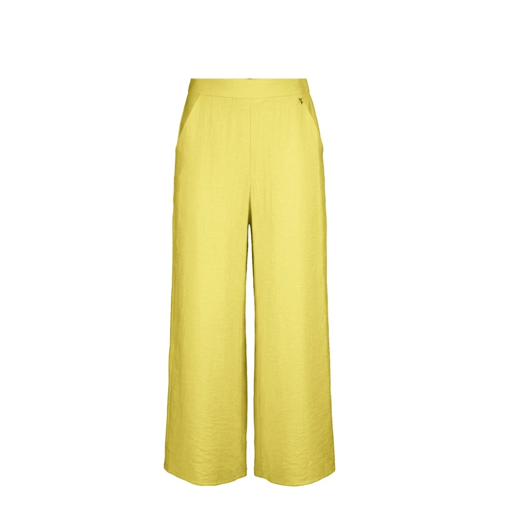Amélie & Amélie Mujer Amarillo - Pantalones Anchos - Trousers - S