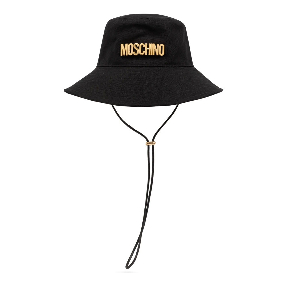 Moschino Emmerhoed met logo Black Unisex